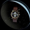 CA0857-09W Citizen Mandalori Eco-Drive Brown Leather Strap Watch - W38528 Alternative Image