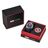 CA7046-46W Captain America Eco-Drive Blue Leather Strap Watch - W38529 Alternative Image