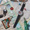 FE7110-09W Citizen Disney Mickey Eco-Drive Black Leather Strap Watch - W38530 Alternative Image
