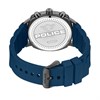 Police Urban Rebel Grey IP Blue Silicone Strap Watch - W44133 Alternative Image