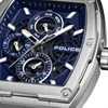 Police Creed Blue Silicone Strap Watch - W44141 Alternative Image