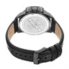 Police Underlined Black Leather Strap Watch - W44143 Alternative Image