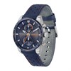 HUGO 1530371 Fast Multifunction Blue Leather Strap Watch - W45412 Alternative Image