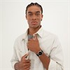 HUGO 1530437 Ark Black Leather Strap Watch - W45445 Alternative Image