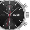 HUGO 1530465 Take Off Stainless Steel Black Dial  Leather Strap Watch - W45466 Alternative Image
