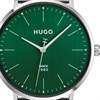 HUGO 1530472 Style Stainless Steel Green Dial Mesh Bracelet Watch - W45472 Alternative Image