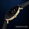 Henry London HLS65-0008 AMOLED Black Leather Strap Smartwatch - W47282 Alternative Image