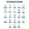 Reflex Active RA-VE-400R-5ATM-01 Sea Venture AMOLED GPS Blue Smartwatch - W47358 Alternative Image