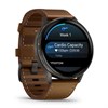 Garmin Venu 4 010-03014-03 Brown Leather Strap GPS Smartwatch - W47378 Alternative Image