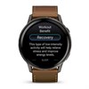 Garmin Venu 4 010-03014-03 Brown Leather Strap GPS Smartwatch - W47378 Alternative Image