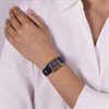 RY21900 Radley Blue Leather Strap Gold Coloured Case Watch - W51538 Alternative Image