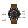 Skechers SR5153 Redlands Brown Leather Strap Watch - W5541 Alternative Image