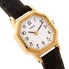 Lorus RJ472BX9 Gold Tone Black Leather Strap Watch - W58198 Alternative Image