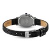 RLS10073/41 Rotary Oval Stone Set Bezel Black Leather Strap Watch - W64261 Alternative Image