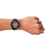 Armani Exchange AX1724 Black IP Chronograph Leather Strap Watch - W65345 Alternative Image