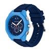 Armani Exchange AX4170 Chronograph Blue Silicone Strap Watch - W65510 Alternative Image