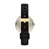 Armani Exchange AX5833 Gold Tone Black Leather Strap Watch - W65516 Alternative Image