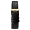 Accurist 7801 9ct Gold Black Leather Strap Watch - W7006 Alternative Image