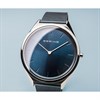 BERING 17039-307 Ultra Slim Blue Milanese Mesh Bracelet Watch - W74130 Alternative Image