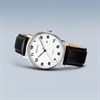 BERING 18640-404 Titanium Black Leather Strap Watch - W74156 Alternative Image
