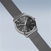 Bering 18340-377 Ultra Slim Grey Milanese Mesh Bracelet Watch - W74196 Alternative Image