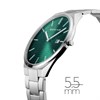 BERING 17240-708 Ultra Slim Green Dial Bracelet Watch - W74197 Alternative Image