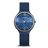 Bering 18434-397-GWP Ultra Slim Blue Milanese Watch And Necklace Set - W74198 Alternative Image