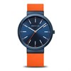 BERING 10141-397 Blue And Orange Silicone Strap Set - W74225 Alternative Image