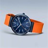 BERING 10141-397 Blue And Orange Silicone Strap Set - W74225 Alternative Image