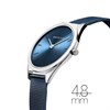 BERING 17031-307 Ultra Slim Blue Mesh Bracelet Watch - W74263 Alternative Image