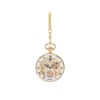 Jean Pierre G252PM Gold Plated Pocket Watch And Chain - W7507 Alternative Image