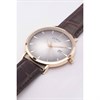 Limit 5955.01 Rose Gold Plated Brown Leather Strap Watch - W77162 Alternative Image