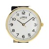 Limit 6494.01 Gold Plated Black Strap Watch - W77165 Alternative Image