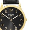 Limit 50064 Gold Tone Black Strap Watch - W77257 Alternative Image