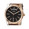 Limit 5484.01 Rose Gold Plated Brown Leather Strap Watch - W7761 Alternative Image