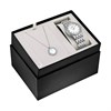 Bulova 96X146 Stainless Steel Crystal Watch And Necklace Gift Set - W83196 Alternative Image