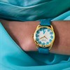 FE6182-46Y Citizen Disney Moana Eco-Drive Teal Leather Strap Watch - W92223 Alternative Image
