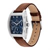 Tommy Hilfiger 1710760 Oxford Stainless Steel Blue Dial Brown Leather Strap Watch - W95444 Alternative Image