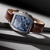 Tommy Hilfiger 1710760 Oxford Stainless Steel Blue Dial Brown Leather Strap Watch - W95444 Alternative Image