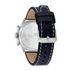 Tommy Hilfiger 1710751  Dual Time Stainless Steel Blue Leather Strap Watch - W95447 Alternative Image