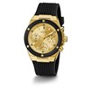 GUESS GW0030L2 Athena Gold Plated Black Resin Strap Watch - W96173 Alternative Image