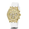 GUESS GW0407L2 Heiress Gold Plated White Resin Strap Watch - W96278 Alternative Image