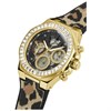 GUESS GW0463L1 Rapture Gold Plated Leopard Strap Watch - W96285 Alternative Image