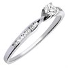 Polar Fire 9ct White Gold Diamond Engagement Ring - 1/4ct - X10021 Alternative Image