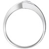 9ct White Gold Diamond Twist Solitaire Ring - 15pts - X10052 Alternative Image