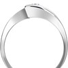 9ct White Gold Diamond Twist Solitaire Ring - 40pts - X10055 Alternative Image