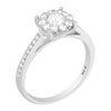 9ct White Gold Diamond Starburst Cluster Ring - 62pts - X10329 Alternative Image