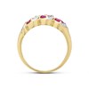 9ct Gold Ruby And Diamond Ring - X10685 Alternative Image