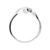 18ct White Gold Diamond Twist Solitaire Ring - 30pts - X10965 Alternative Image