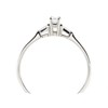 18ct White Gold 3 diamond stone ring- 25pts - X11051 Alternative Image